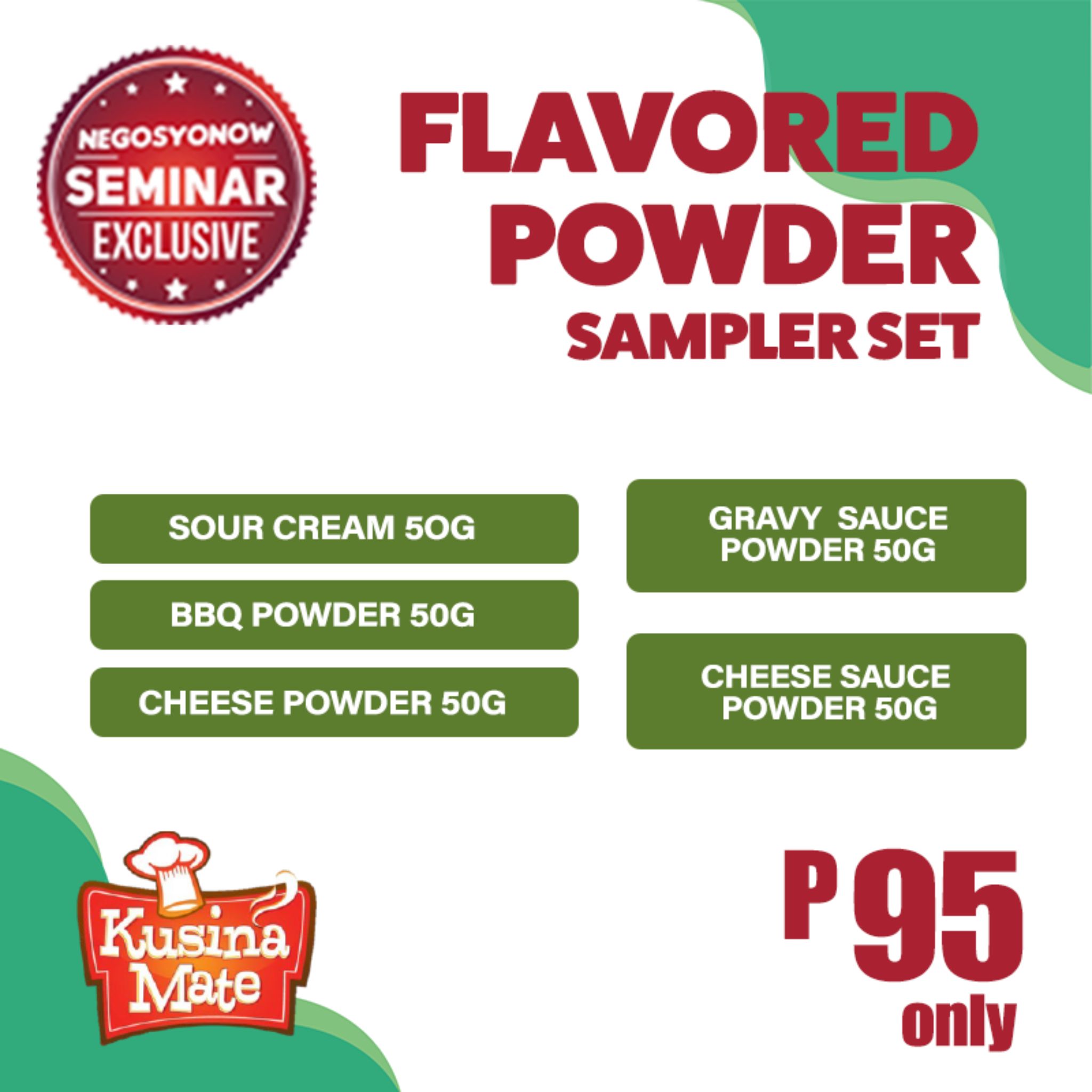 Flavored Powders Sampler Set